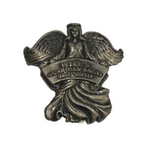 Wife's Guardian Angel Car Visor Clip
